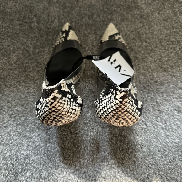 Zara Animal Print Heels NWT - Picture 2 of 5
